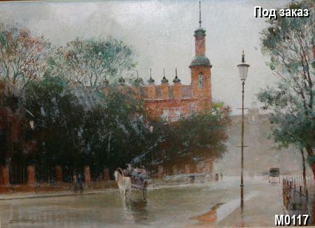 Антикварная картина Дождливый день , стиль Импрессионизм. Галерея Шедевр Антикварная картина Дождливый день , стиль Импрессионизм. Галерея Шедевр