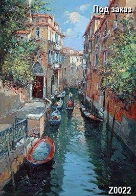 ������� � lot of gondolas, ����� Modernism, �������� City Landscape