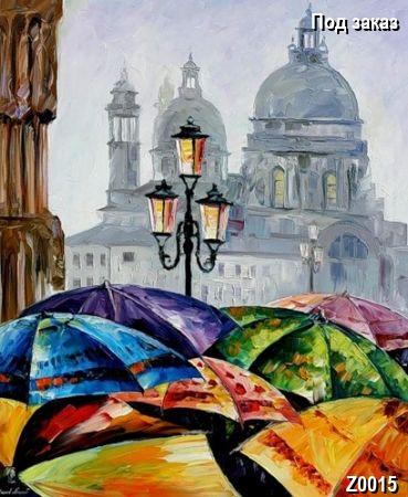 ������� Colorful umbrellas, ����� Modernism, �������� City Landscape