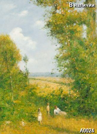 ������� Green noon, ����� Impressionism, �������� Landscape