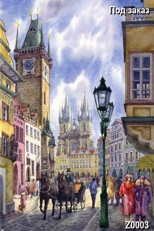 ������� Old streets of Prague, ����� Modernism, �������� City Landscape