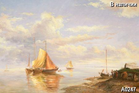������� Pink sky and sails, ����� Realism, �������� Storyline composition