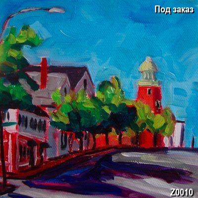 ������� Red wall, ����� Modernism, �������� City Landscape