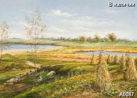 ������� River in summer, ����� Realism, �������� Landscape