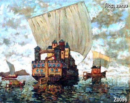 ������� Ships with houses, ����� Romantic, �������� Marinizm (sea)