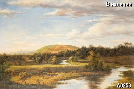 ������� Spring floods, ����� Realism, �������� Landscape
