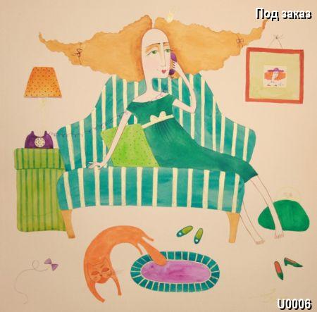 Антикварная картина Алло-Алло, тематика Storyline composition, стиль Other. Галерея Шедевр Антикварная картина Алло-Алло, тематика Storyline composition, стиль Other. Галерея Шедевр