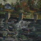 Author �������, theme Landscape, style Socrealism