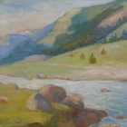 Author ���������, theme Landscape, style Socrealism
