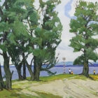 Author �������� �. �., theme Landscape, style 
